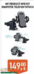 MF PRODUCT MFB107 MANYETİK TELEFON TUTUCU MF PRODUCT MFB107 MANYETİK TELEFON TUTUCU